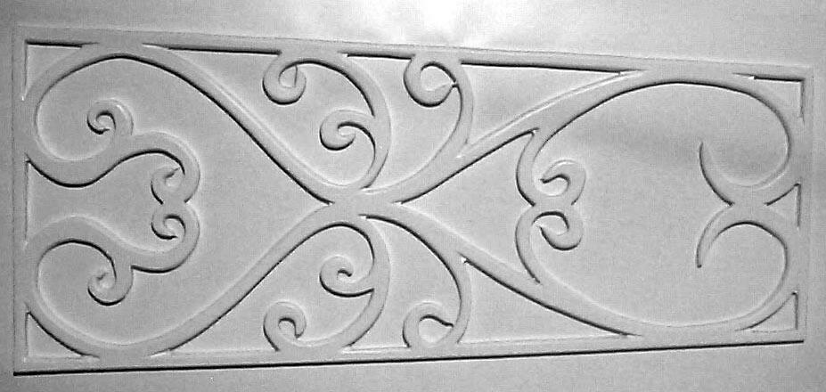 Vacuform Panel - Carousel Lower Column