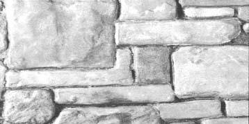 Vacuform Panel - Fieldstone #1